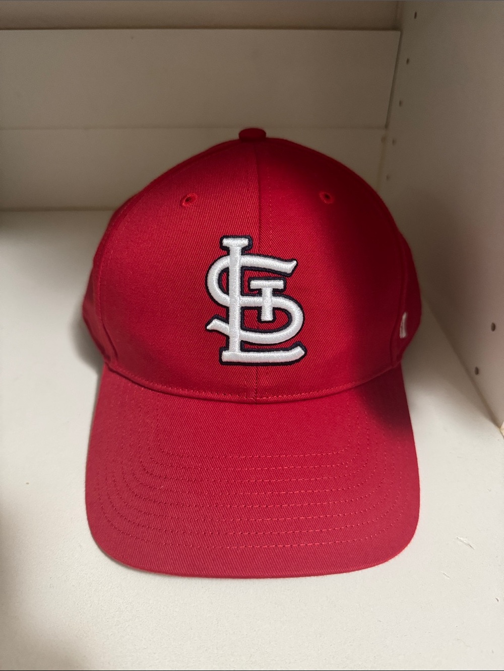 Red St. Louis Cardinals Baseball Cap with White Embroidered Logo